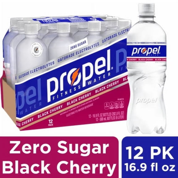 Propel Zero Sugar Black Cherry Electrolyte Water Beverage