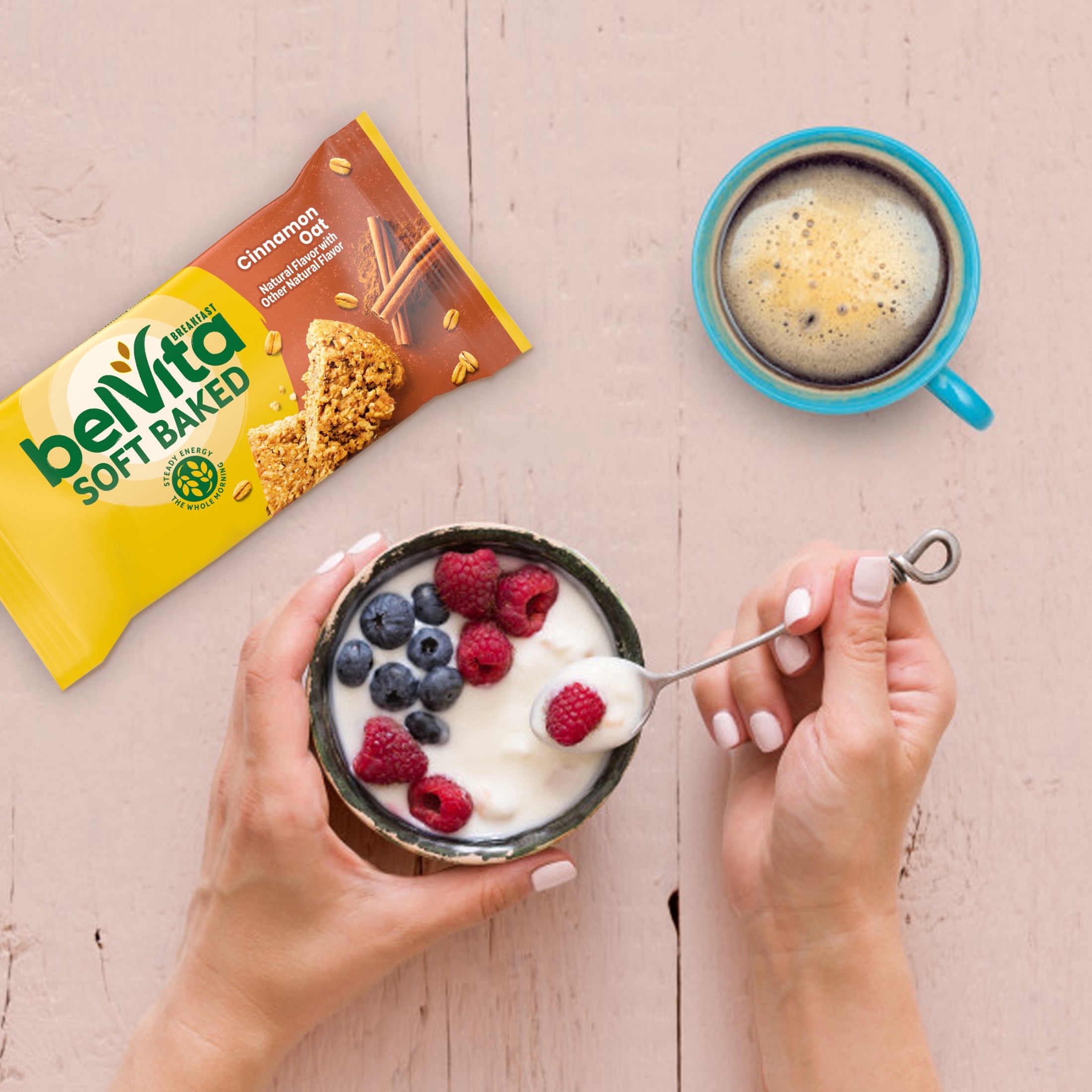 (3 pack) belVita Soft Baked Breakfast Bars, Cinnamon Oat, 5 Packs (1 Biscuit Per Pack)