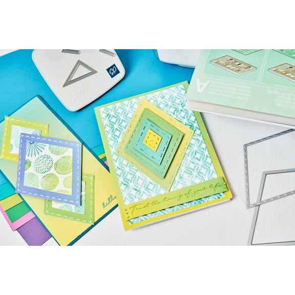 Sizzix Framelits Die Set 13PK - Fanciful Framelits, Katy Deco Diamonds by Stacey Park
