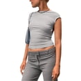 thumbnail image 3 of Camiseta de mujer, camiseta sin espalda para mujer Camiseta sin espalda probada y confiable, 3 of 4