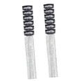 thumbnail image 2 of 12 piezas de pinzas de oropel para el cabello para niñas, extensiones de cabello brillantes con reflejos y purpurina plata, 2 of 8