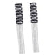 thumbnail image 2 of 12 extensiones de cabello brillantes con purpurina, resistentes al calor, con clip de 50 cm. plata, 2 of 9