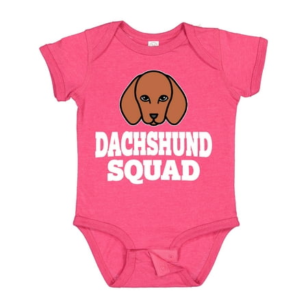 

Inktastic Dog Dachshund Squad Gift Baby Boy or Baby Girl Bodysuit