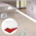 thumbnail image 4 of New Collapsible Shower Threshold Water Dam, Self Adhesive Silicone Waterproof Barrier Bathroom and Kitchen Water Strip Dam Shower Guard for Dry and Wet Separation Caulk Seal Strip Edge Trim, 4 of 8