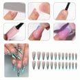thumbnail image 2 of RAGUPEL 24Pcs Glue on Nails for Women,Hand-Painted Flowers Stiletto Press on Nails,Matte Surface Fake Nails with Designs,Long Press on Nails for Parties,Gatherings and Photo Shoots,Style2, 2 of 7