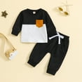 thumbnail image 2 of Baby Boy Clothes Toddler Baby Boys Long Sleeve Print Shirt Tops And Pants 2PCS Child Kids Set&Outfits Fall Kids 2 Piece Outfit 6-12 Months, 2 of 5