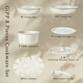 thumbnail image 2 of GIPP 8pcs Ceramic Cookware Sets with Removable Handle,Oven & Dishwasher Safe,Pots and Pans Set Non Stick,Induction Cookware, 2 of 10