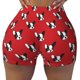 thumbnail image 2 of Fotbe Bulldog Red Shorts Sin Costuras – Shorts Deportivos de Cintura Alta para Mujer, Elásticos para Gimnasio, Yoga, Running o Ciclismo-Small, 2 of 8