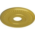thumbnail image 3 of Ekena Millwork 15 3/4"OD x 3 7/8"ID x 3/4"P Berkshire Ceiling Medallion (Fits Canopies up to 7"), Hand-Painted Rich Gold, 3 of 6