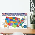 thumbnail image 2 of United States Educational Map with State Flags Poster – Geography for Classrooms and Libraries | Great for Kids, Students and Teachers | 80lb Cardstock (216gsm) | 11 x 17” | 10 per Pack, 2 of 5