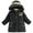 Black, variant on PINQI Baby Windproof Tops Children Winter Boys Jacket Coat Hooded Coat Fashion Kids Warm Clothes Jacket Boys Windproof Outerwear