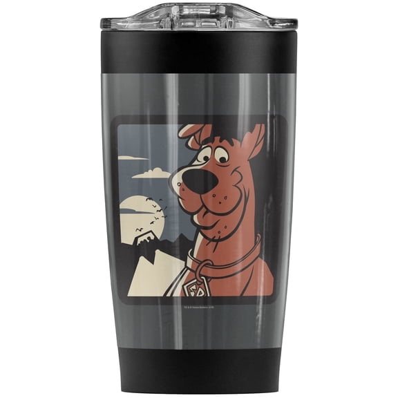 Scooby Doo Dogged Stainless Steel Tumbler 20 oz Coffee Travel Mug/Cup, Vacuum Insulated & Double Wall with Leakproof Sliding Lid | Great for Hot Drinks and Cold Beverages