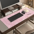 thumbnail image 5 of Pink Glitter Desk Mat, Desk Accessory, Cute Workspace, Trendy Workspace, Trendy, 35.4x15.7in Large Gaming Mouse Pad, Cute Desk Topper, Pretty Desk Pad, 5 of 6