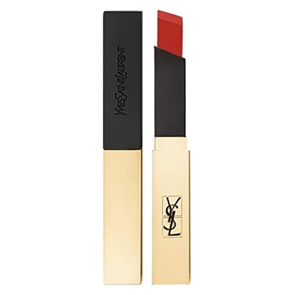 Labial YVES SAINT LAURENT Rouge Pur Couture The Slim Leather Matte #27 Conflicting Crimson 2,2 g
