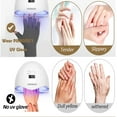 thumbnail image 4 of 2 Pair UV Gloves for Gel Nail lamp,Anti UV Gloves for Nails,Sun Gloves for Women UV protection with UPF 50+ protection,Nail Art Supplies(Black), 4 of 5