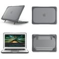 thumbnail image 1 of [PST] Apple Macbook Pro 13" (2017 / 2018 / 2019) Smart Case Cover, Transparent Hard Matte Shockproof Plastic Laptop Cover Case, 1 of 2