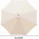 thumbnail image 2 of Replacement Cover For Parasol, 8 Ribs, 3 M, Waterproof, Anti-uv, Replacement Fabric, Beige Hy -Ayane, 2 of 3