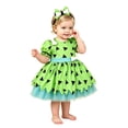 thumbnail image 2 of mgoYE Toddler Baby Girls Princess Halloween Outfit for Baby Girl Dress With Headband 6-12 Months, 2 of 9