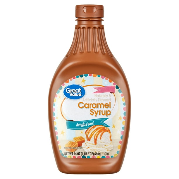 Great Value Caramel Syrup, 24 oz