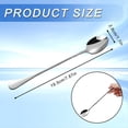 thumbnail image 2 of Cuchara Larga de 7.8 Pulgadas para Té Helado, Cucharas de Café de Acero Inoxidable para Mezclar Leche, Té, Cócteles y , 12 Unidades., 2 of 5