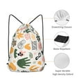 thumbnail image 5 of XMXT Waterproof Gym Bag, Colorful abstract Hand Painting Drawstring Backpack for Men, m, 5 of 8