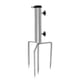 thumbnail image 3 of Fiudx Toma de Tierra para Sombrilla, Base de Hierro Galvanizado Resistente, Diseño de Pistón Ajustable, Agarre Seguro, Uso Familiar En Exteriores, Aplicación En Terrazas de Hoteles, Fácil Instalación, 3 of 6