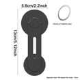 thumbnail image 2 of Magnetic Phone Holder for Laptop – 360° Adjustable Side Mount for iPhone 17/16/15/14/13/12, Foldable 2-in-1 Stand for Desk & Monitor, Portable Computer Expansion Bracket, Silver/Black/Grey, 2 of 6