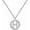 H, variant on SISGEM 925 Silver Initial Necklaces for Women White Gold Plated Round Alphabet Letter Pendant Necklace with Cubic Zirconia Chain Length 18+2 Inch Name Necklace for Women Gift