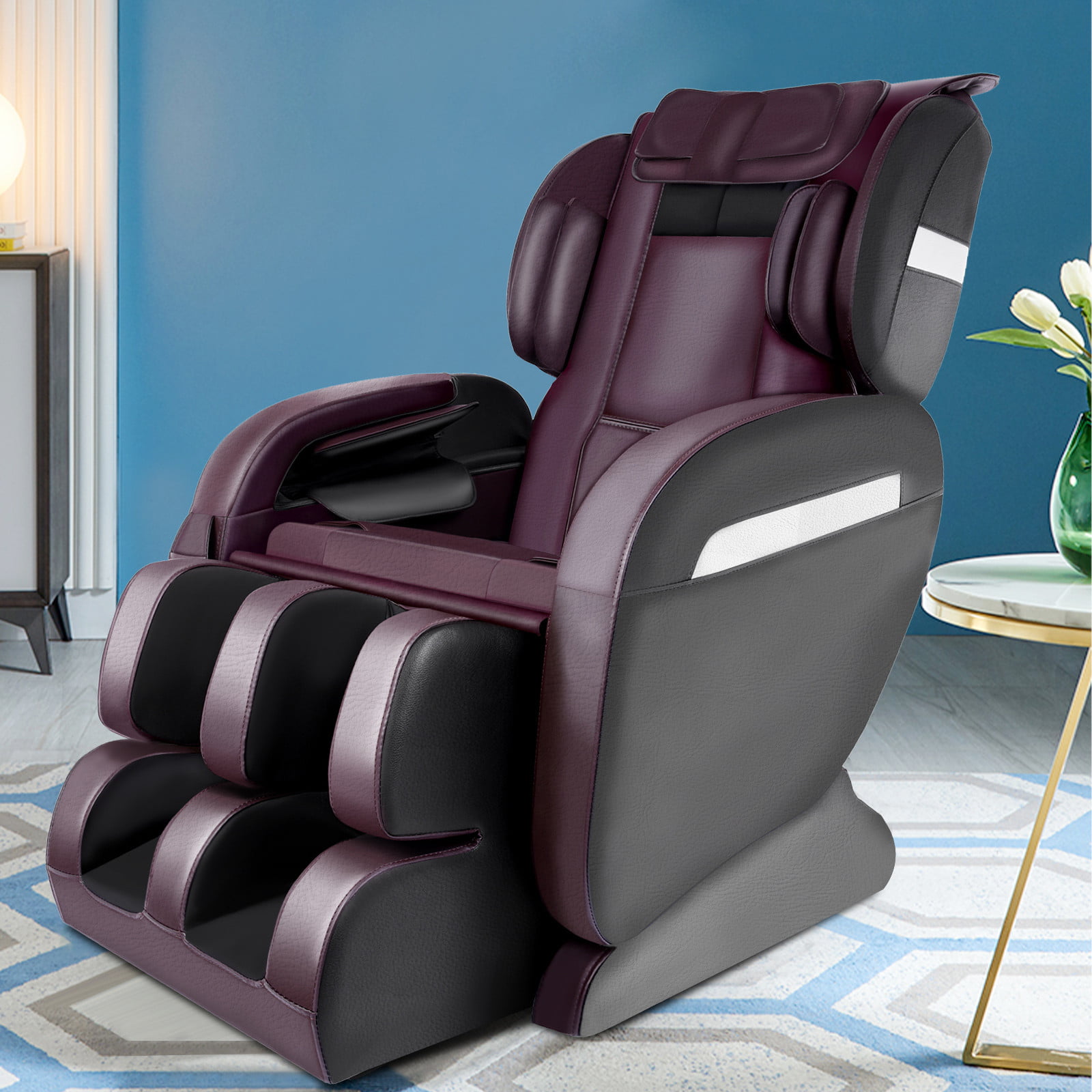 Details about   Zero Gravity Fullbody Air Bag Integrated 18 Massage Heads Massage Chair 