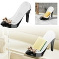thumbnail image 1 of Binwennn High Heels Soap Dish Self Draining Soap Dish Shower Suction Cup Soap Dish Stand To Keep Soap Dry Soap Rack Soap Tray Storage Towel Racks for Bathroom with Shelf Bathroom Set, 1 of 7