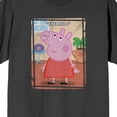 thumbnail image 6 of Peppa Pig Eye Roll Adult Charcoal Crew Neck Short Sleeve T-shirt - XXL, 6 of 7