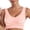 c01Pink, variant on LNWUY Women's Hot Diamond Comfortable No Steel Ring Comfortable Gathering Non-marking Tank Top Breathable Bra Underwear White XXL