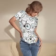 thumbnail image 3 of Fotbe Bicycle Body de Mujer con Cuello Redondo y Mangas Cortas, Sin Mangas Ajustado, Suave, Cómodo y Básico-Medium, 3 of 7