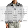 thumbnail image 4 of Zip-Up Jacket for Men Solid Color Lightweight Long Sleeve Casual Coat With Poacket for Daily Casual Wear, 4 of 7
