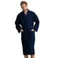 Men's Waffle Spa Bathrobe Long, Lightweight, Absorbent