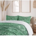 thumbnail image 5 of Celtic Green Duvet Cover Sets, Rotten Knotted Cracked Look Rustic Wooden Surface Element Pattern, Bedding Set 2 Duvet Covers & 4 Pillowcases, 2 Pack King Size, Laurel Green Jade Green, by Ambesonne, 5 of 6