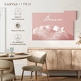 thumbnail image 5 of Elephant Stock Blush Pink Dream Wall Art - Horizontal Canvas Wall Art - Living Room Wall Decor - Inspirational And Typography Canvas - Pink And White Decor By Urban Epiphany - 36" x 24", 5 of 8