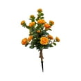 thumbnail image 3 of WLPZXP Artificial Camellia Tree 34.65inch Sturdy with Spike for Home Wedding Garden Yellow, 3 of 9
