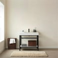 thumbnail image 5 of Funes 36" Single Sink Bathroom Vanity in Matte Black Frame White Top No Mirror, 5 of 8
