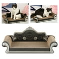 thumbnail image 4 of Durable Cat Scratcher Cardboard Kitten Sofa Scratching Pad Scratch Furniture 52x21x25cm, 4 of 6