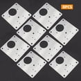 thumbnail image 1 of Furniture Hinge Repair Plate for Kitchen Cabinets Stainless Steel Cupboard Drawer Window Door Hinges Repair Kit Fittings, 1 of 4