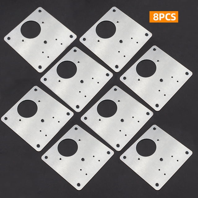 Furniture Hinge Repair Plate for Kitchen Cabinets Stainless Steel Cupboard Drawer Window Door Hinges Repair Kit Fittings