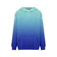 thumbnail image 4 of Mode Femmes Sweat-Shirts Décontractés à Col Rond Sweat-Shirts à Manches Longues Violet Foncé XXL, 4 of 5