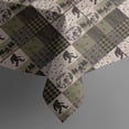 thumbnail image 5 of Multicolor Bigfoot and Camping Pattern Square Tablecloth,Waterproof Square Table Cover,Wipeable Spillproof Washable Table Cover for Home Kitchen Party Decor 52"x52"(132x132cm), 5 of 6