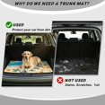 thumbnail image 4 of HUISEFOR Car Trunk Mat, Universal Car Trunk Mat 29" x 39", Beach Sea Turtles Cargo Mat Rear Trunk Liner Scratchproof Non-Slip Universal Fit for Most Vehicle, 4 of 7