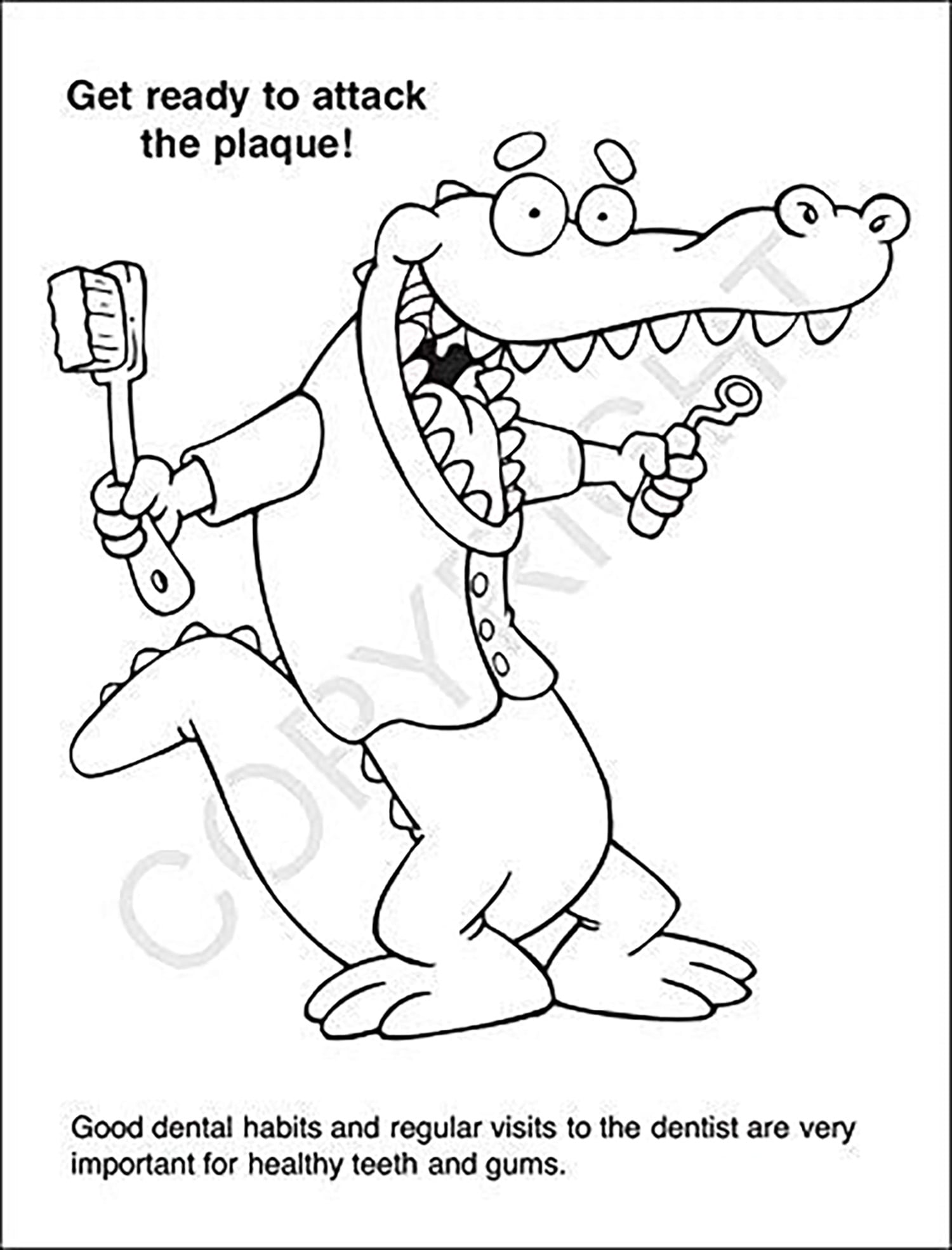 ZoCo: 25-Pack It's Tooth Time Kid's Coloring & Activity Book Set, 16 Pages