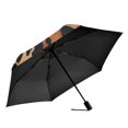 thumbnail image 2 of FORMRS Travel Umbrella Folding Auto Open Close Windproof Rain UV Protection, Leopard Pattern, 2 of 8