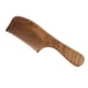 thumbnail image 1 of Peine de madera antiestático de 7,7", peine de sándalo para cabello grueso y rizado con Dientes finos, 1 of 9