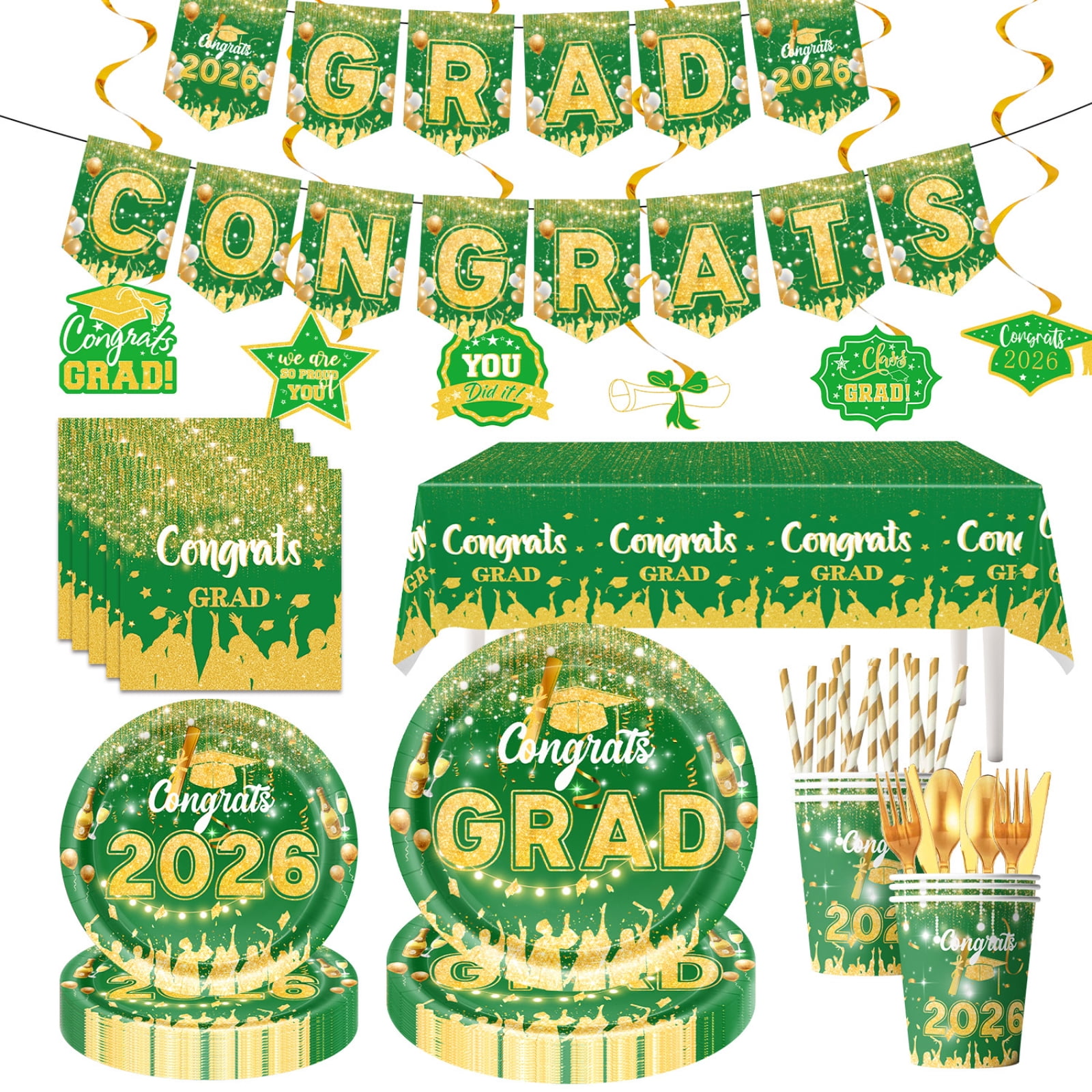 Graduation Party Decorations Table Cover Congrats Grad Paper Tablecloth Party Supplies for Graduation Parties Table Party Decor