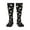 2 Black-1, variant on Rose Flowers Thigh High Socks Extra Long Stretchy Sock Women Over Knee High Opaque Stocking Daily Wear